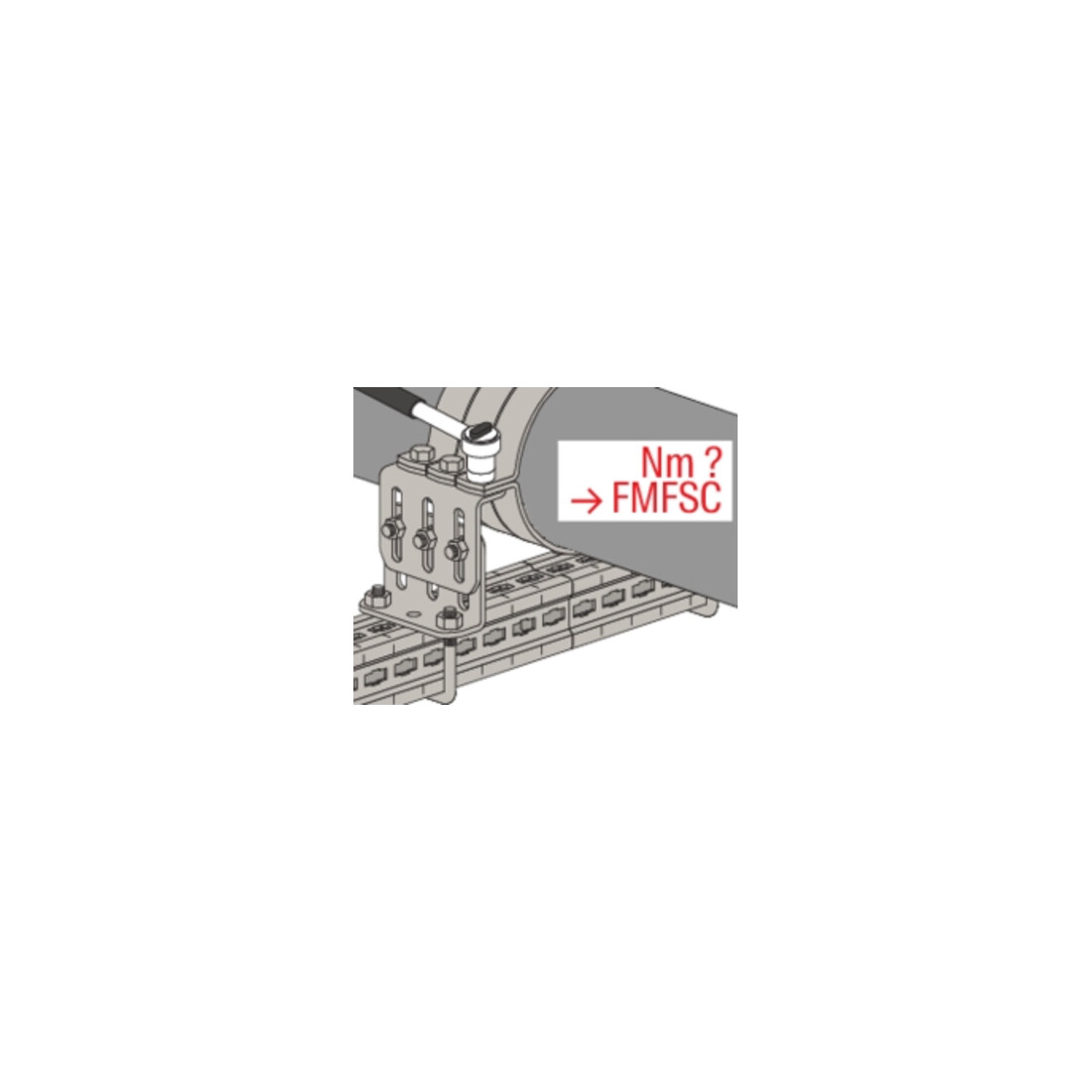 fischer Collier de serrage massif FMFSC 250