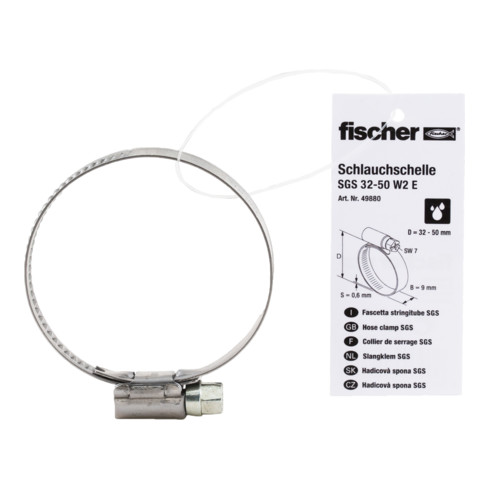 fischer collier de serrage SGS 32-50 W2 E