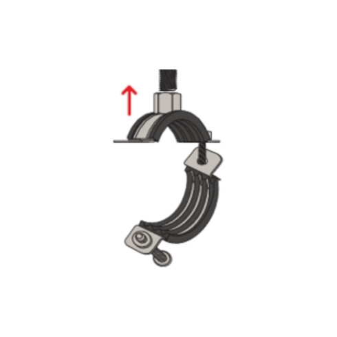 fischer Collier série lourde FRSM 500-508 M16 HDG