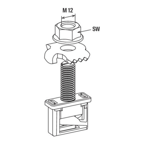fischer Connecteur à tête marteau FMHB