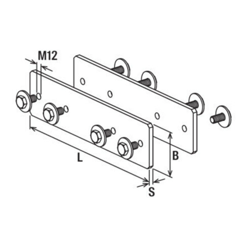 fischer Connecteur de rail FMPC 90