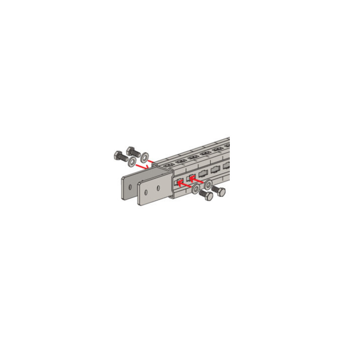 fischer Connecteur de rail FMPC 90