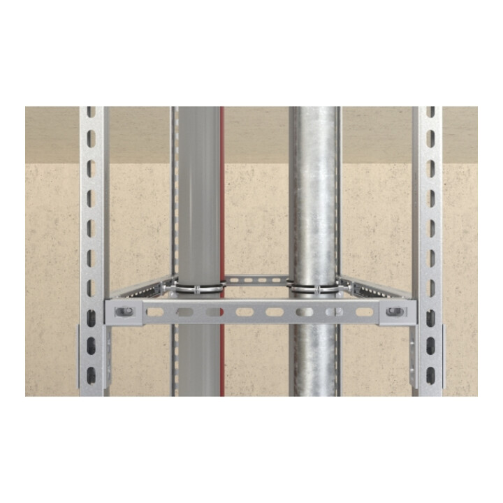 fischer Connecteur de rails PFUF 2D A4