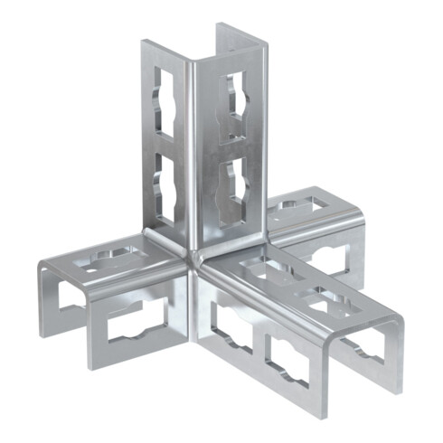 fischer Connecteur de rails PFUF 4D A4