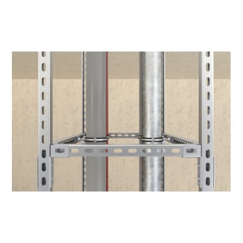 fischer Connecteur de rails PFUF 4D A4