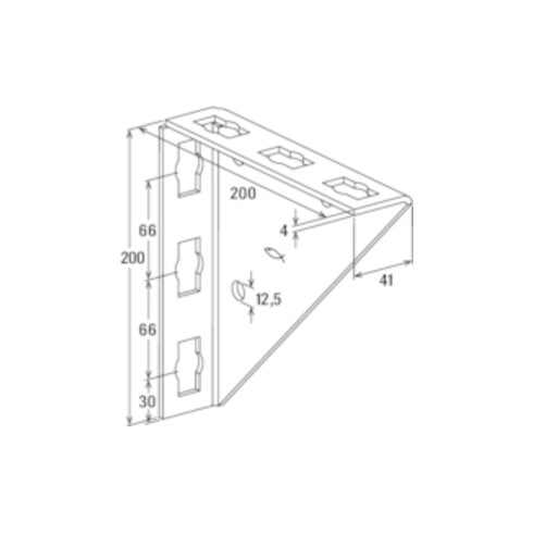 fischer Console équerre PWK 200/200 zl