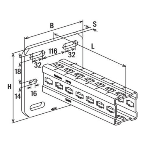 fischer Console porte-équipement FMC -1500