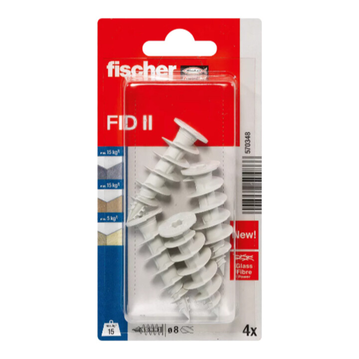 fischer Dämmstoffdübel FID II im Blister