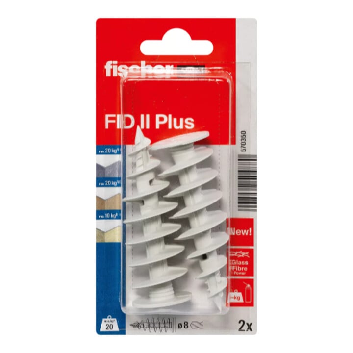 fischer Dämmstoffdübel FID II Plus im Blister