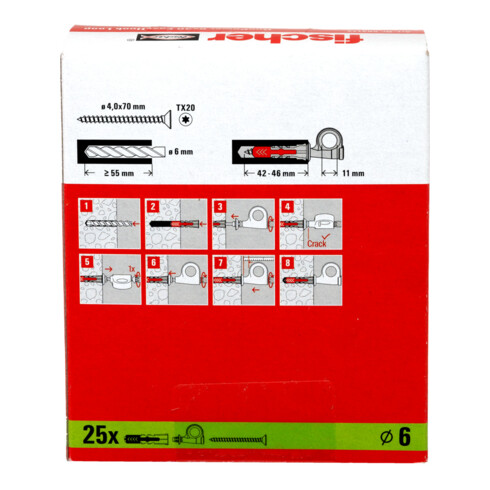 fischer  Deuvel EasyHook Loop 6 DuoPower