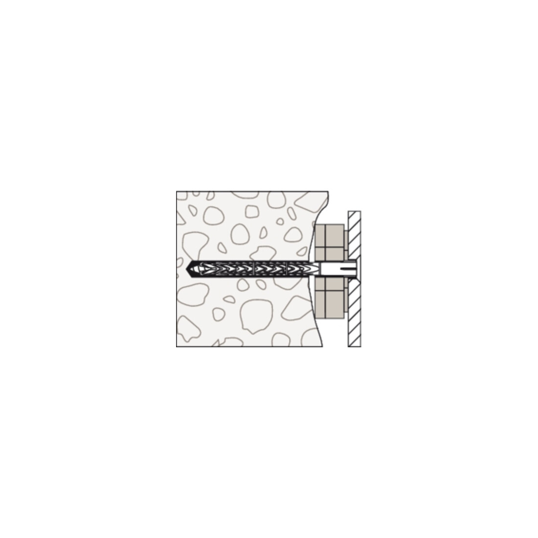 fischer Disque de compensation d'espacement DAD 1 mm