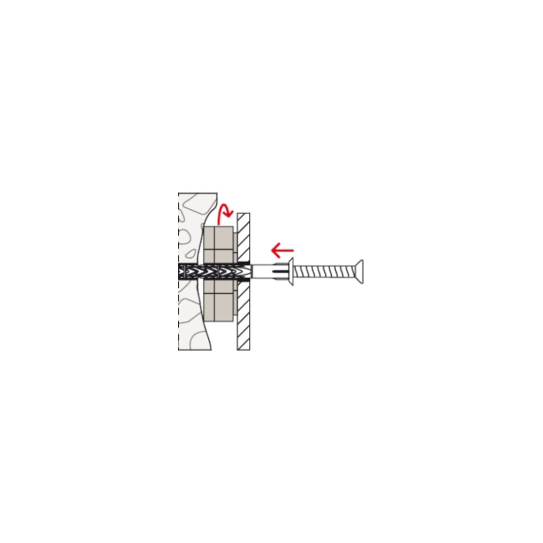 fischer Disque de compensation d'espacement DAD 1 mm