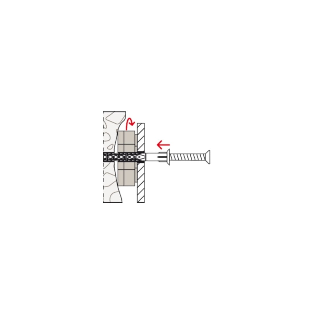 fischer Disque de compensation d'espacement DAD 13mm