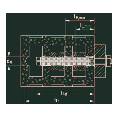 fischer Douille d'ancrage FIS H 12x85 K K (4)
