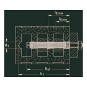 fischer Douille d'ancrage FIS H 12x85 K K (4)-4