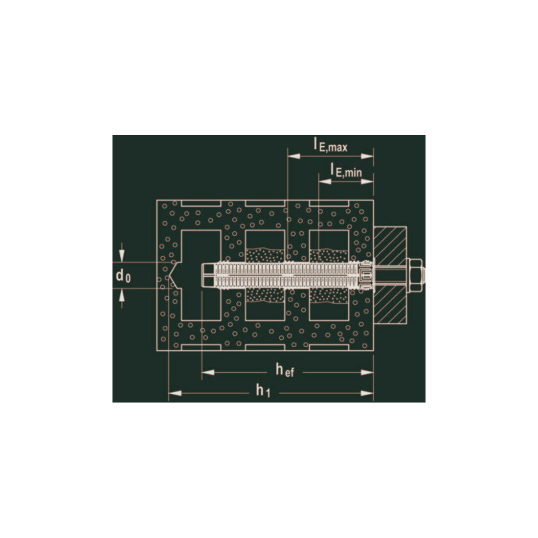 fischer Douille d'ancrage FIS H 12x85 K K (4)