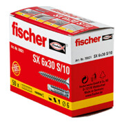 fischer Dübel Befest.-Satz SX 6 S/10-4