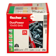 fischer Dübel DuoPower 10x50 S LD-4