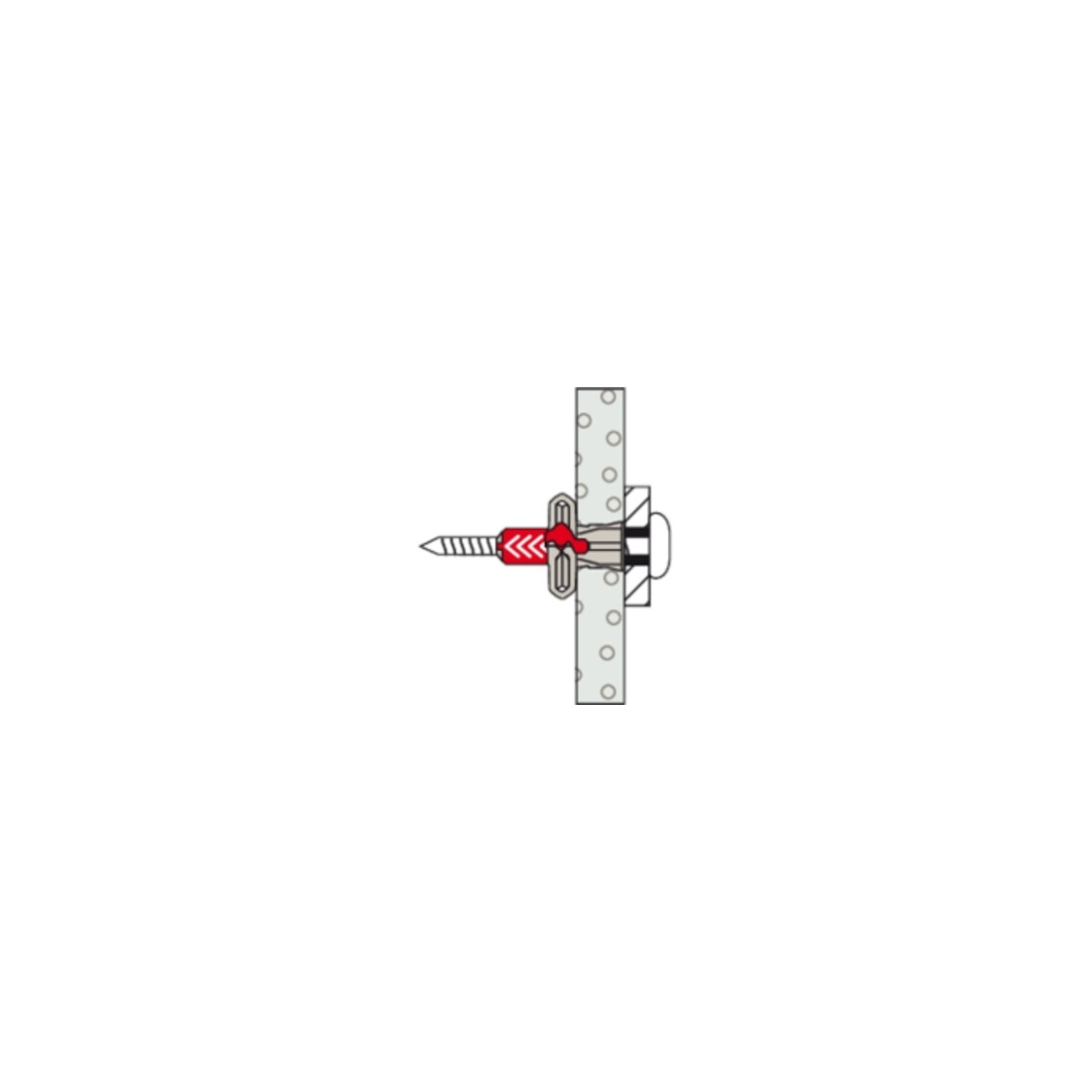 fischer Dübel DuoPower 5x25 S PH LD