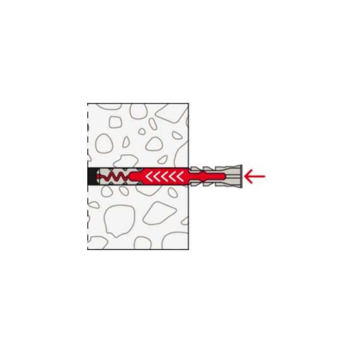 fischer Dübel DuoPower 6x50 S PH LD