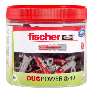 fischer Dübel DUOPOWER 8x40 Dose (80)