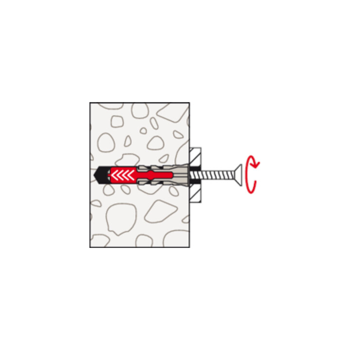fischer Dübel DuoPower 8x40 LD