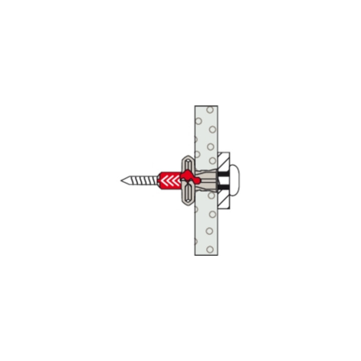 fischer Dübel DuoPower 8x40 S PH LD