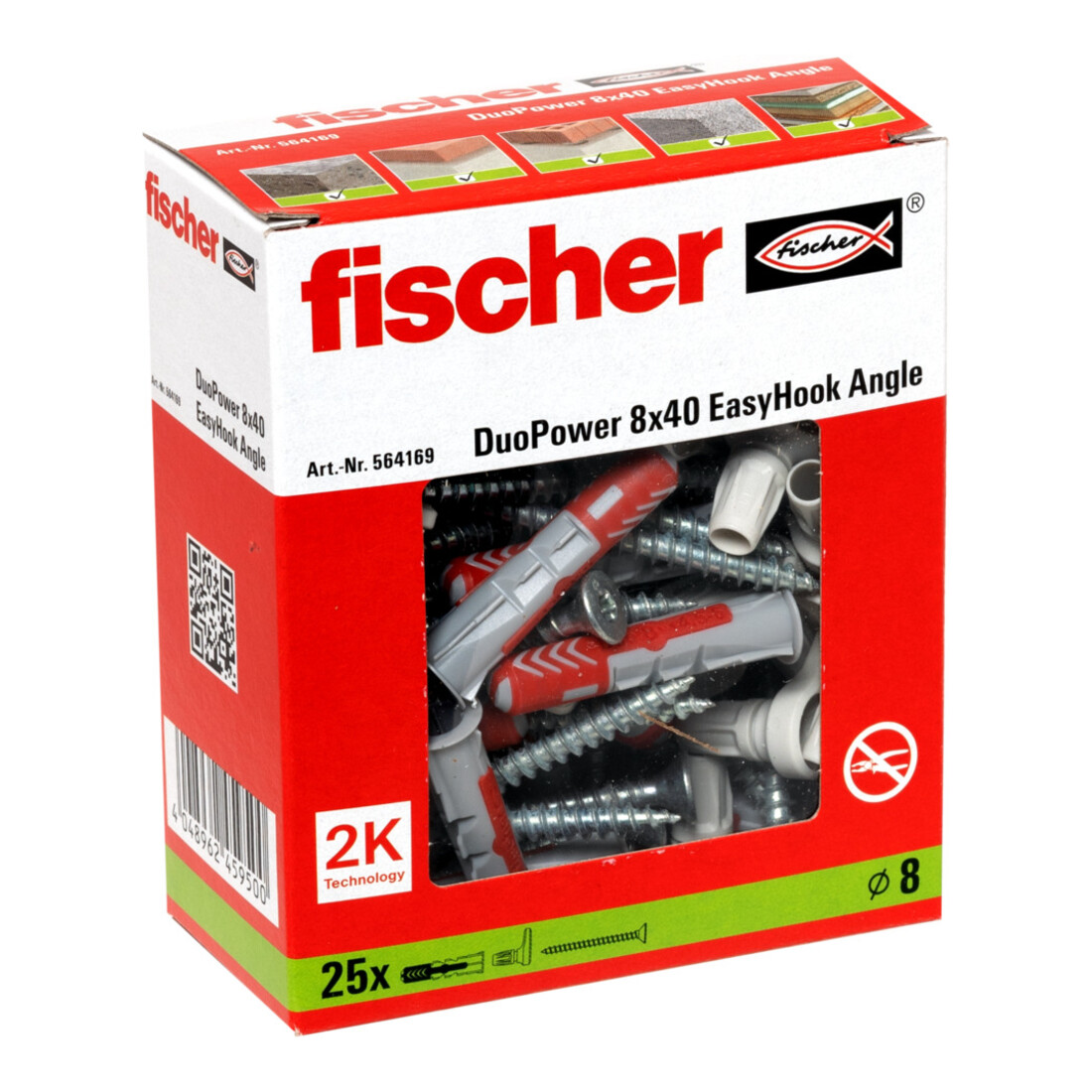 fischer Dübel EasyHook Angle 8 DuoPower