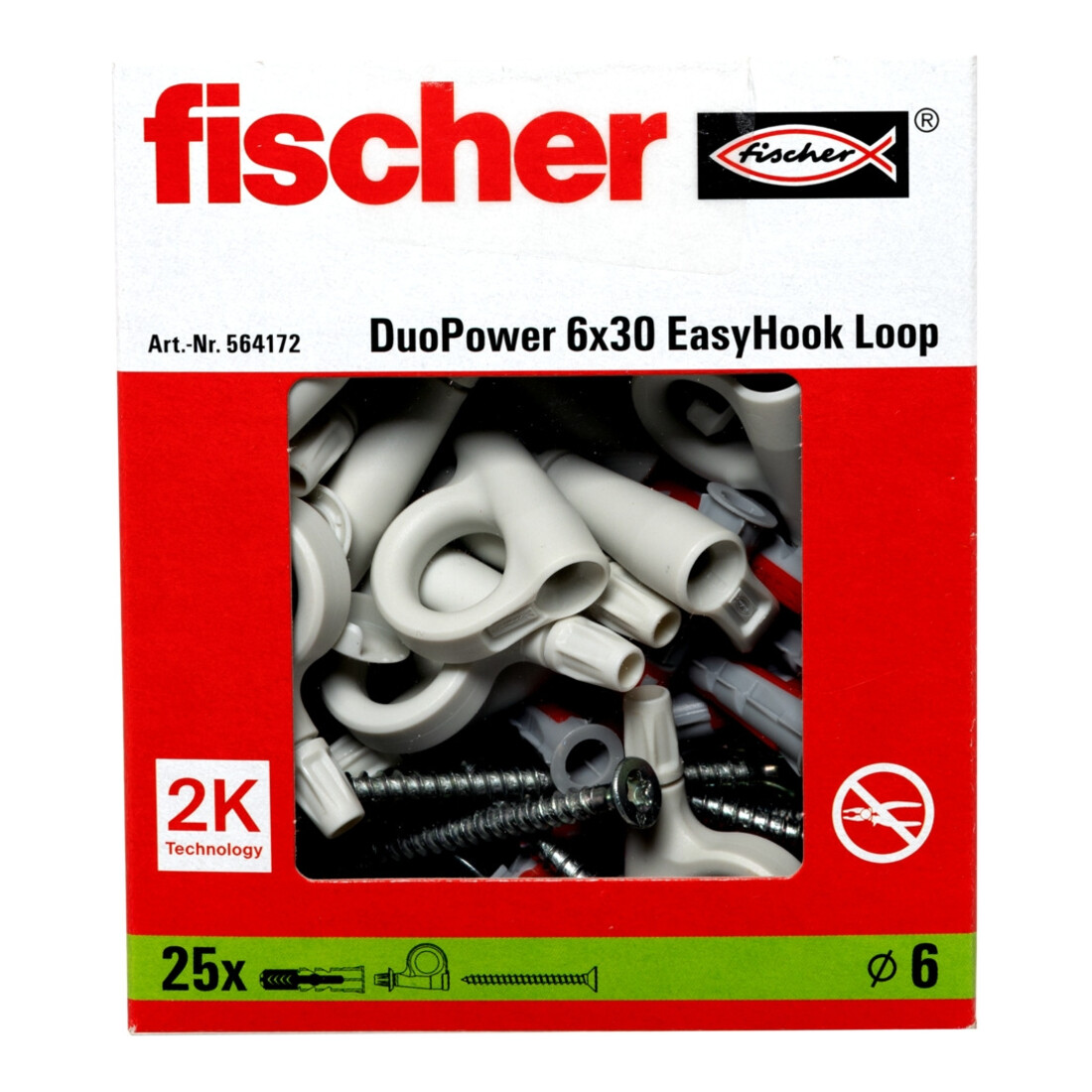 fischer Dübel EasyHook Loop 6 DuoPower