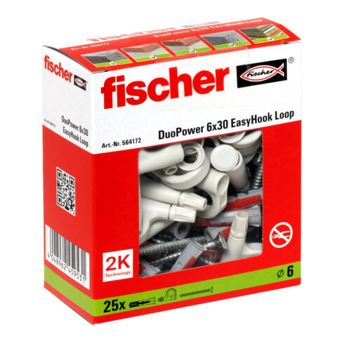 fischer Dübel EasyHook Loop 6 DuoPower