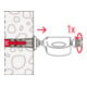 fischer Dübel EasyHook Loop 8 DuoPower