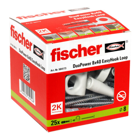 fischer Dübel EasyHook Loop 8 DuoPower