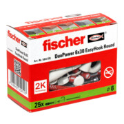 fischer Dübel EasyHook Round 6 DuoPower-2