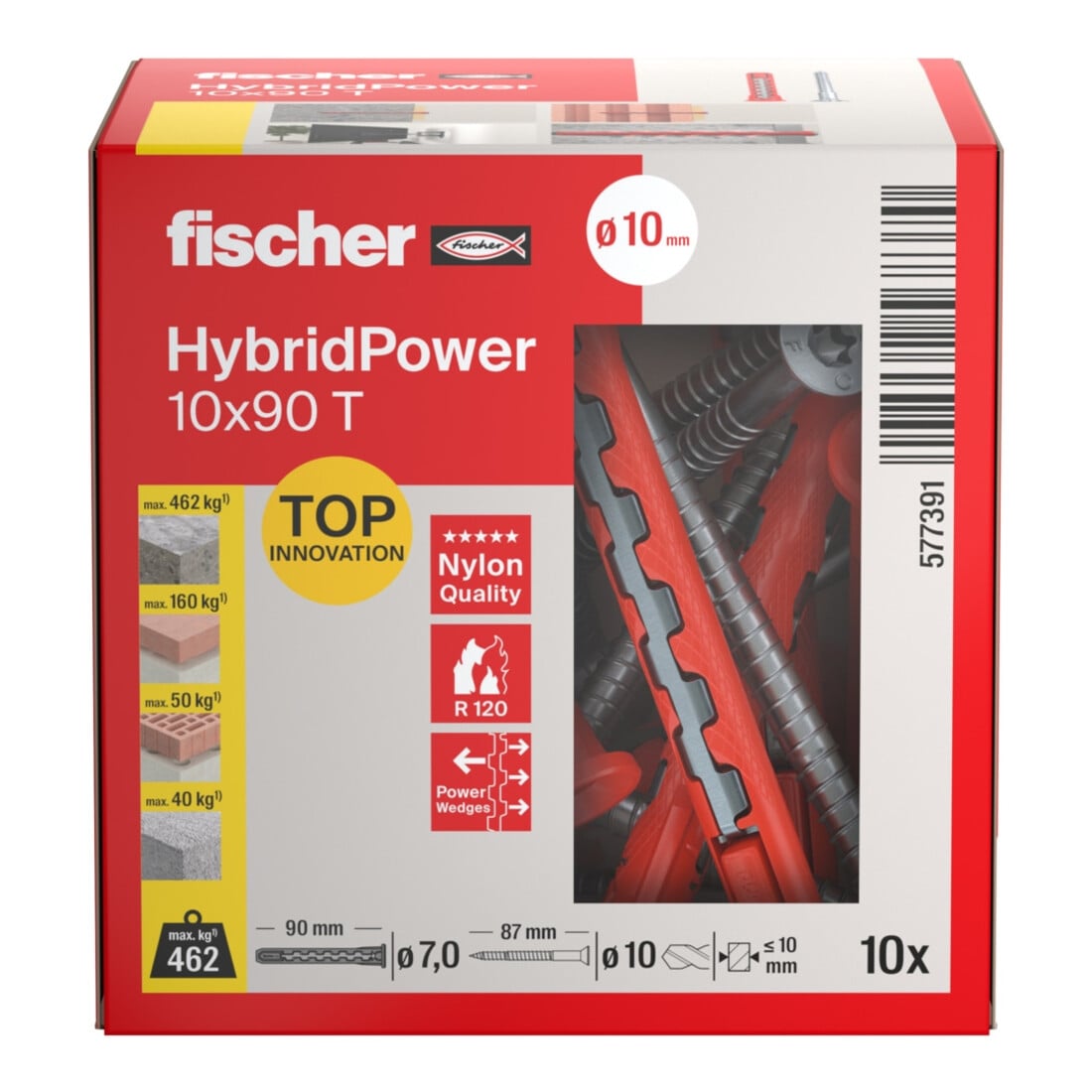 fischer Dübel HybridPower 10x90 T (10)