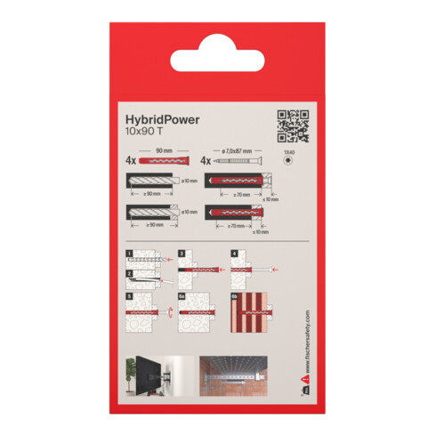 fischer Dübel HybridPower 10x90 T K (4)