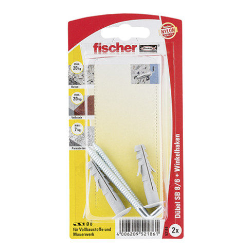 fischer Dübel SB 8/6 K SB-Karte