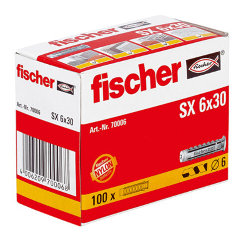 fischer Dübel SX 6x30