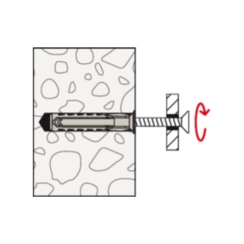 fischer Dübel SX Plus 6x30 Dose