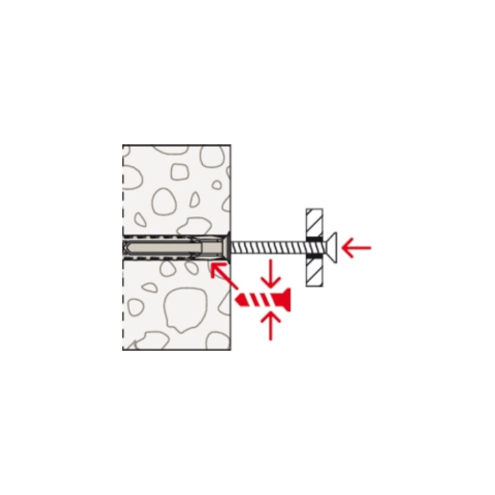 fischer Dübel SX Plus 6x30 S