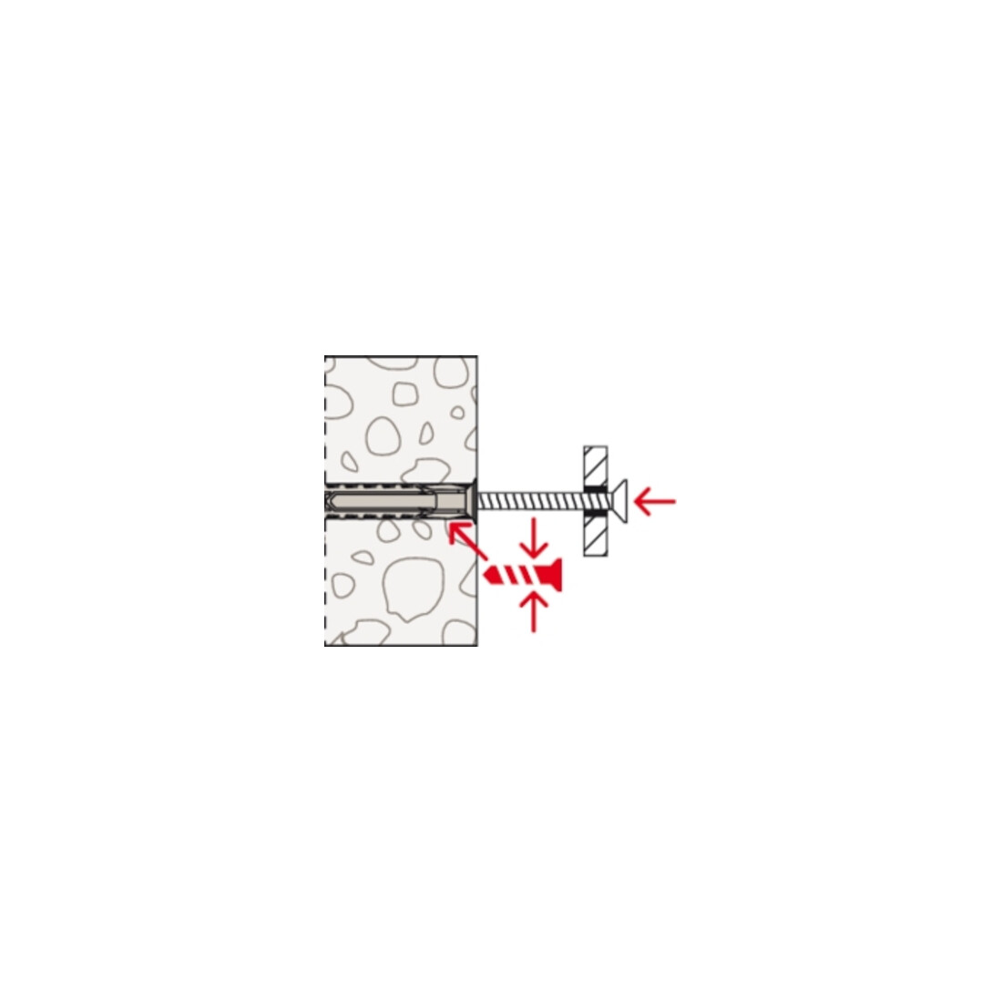 fischer Dübel SX Plus 6x30 S