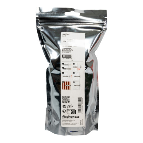 fischer Dübel SX Plus 8x40 BigPack (120)