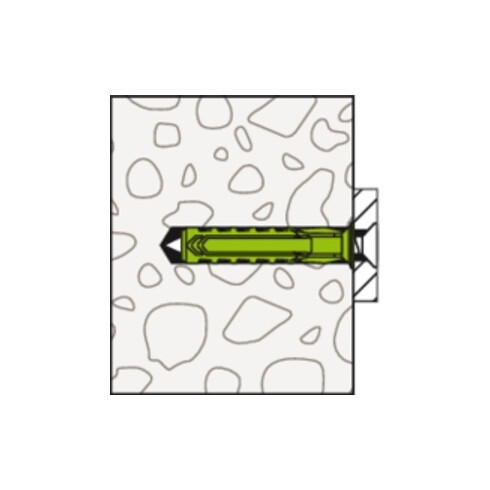 fischer Dübel SX Plus Green 6x30 WH K