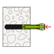 fischer Dübel SX Plus Green 6x30 WH K-2