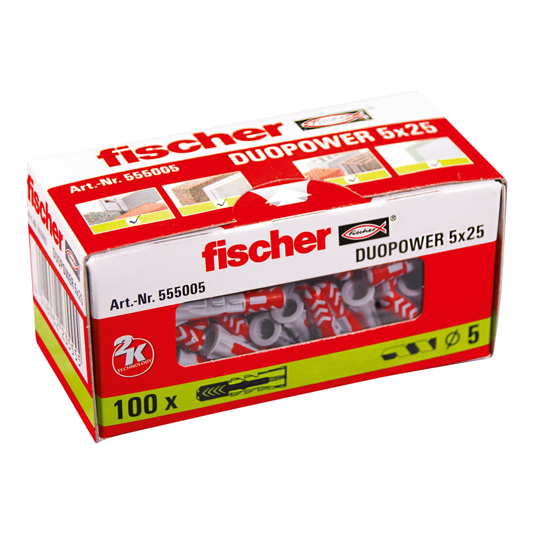 fischer DUOPOWER Dübel ohne Schraube