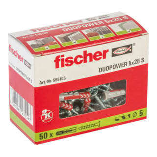fischer DUOPOWER mit Sechskantschraube