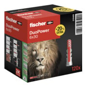 fischer DuoPower 6 x 30 (+20% meer inhoud)