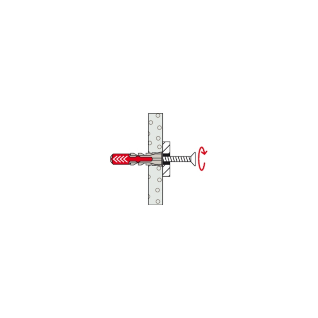 fischer DuoPower 8x40 Eimer