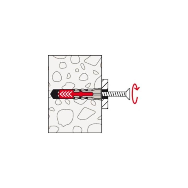 fischer DuoPower 8x40 Eimer