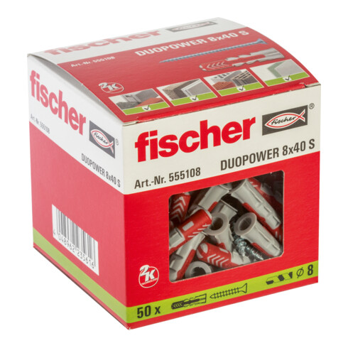 fischer DUOPOWER mit Sechskantschraube