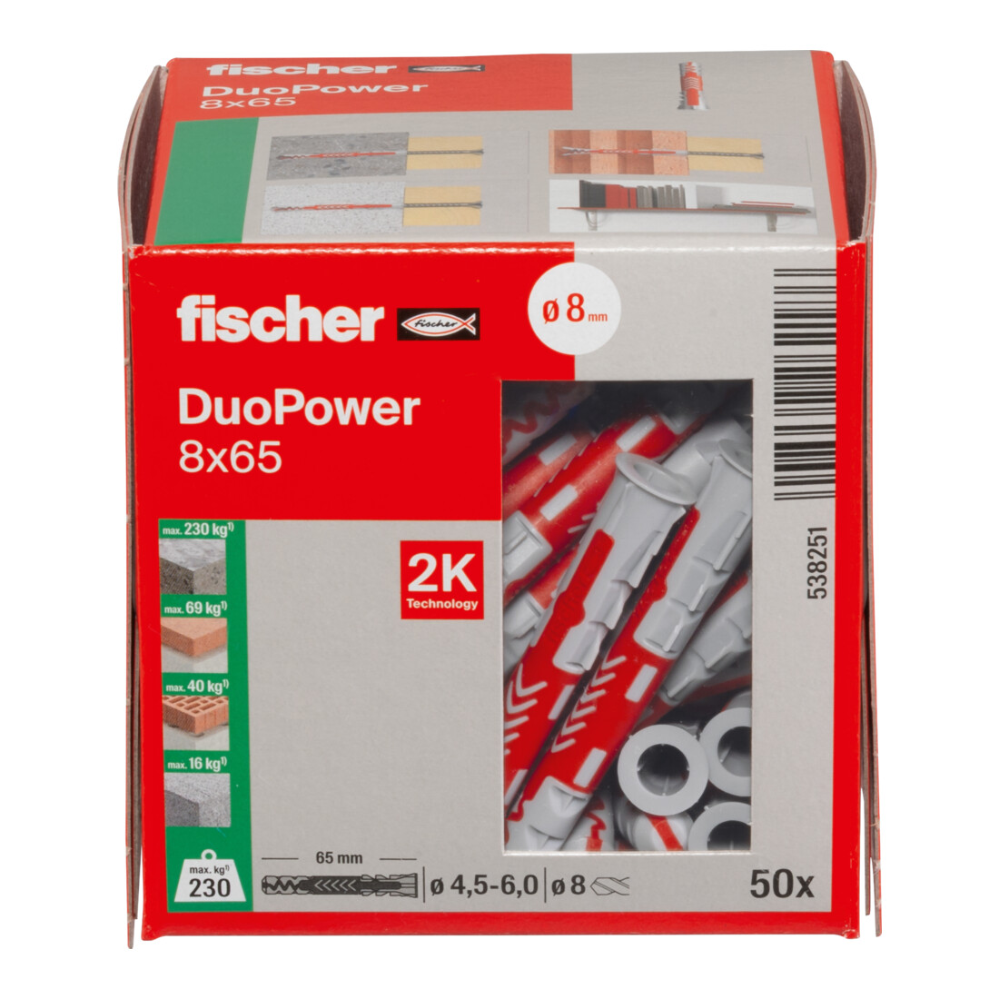 fischer  DuoPower 8x65